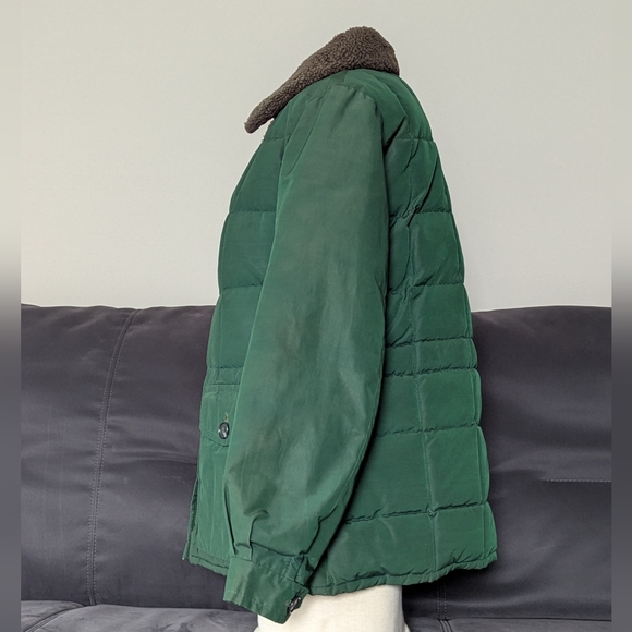 Vintage Eddie Bauer Goose Down Puffer Jacket with Sheerling Lining. - Picture 4 of 16